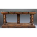Renaissance revival marble console table, 19th c.
