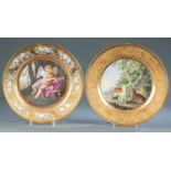 2 Darte Freres cabinet plates.