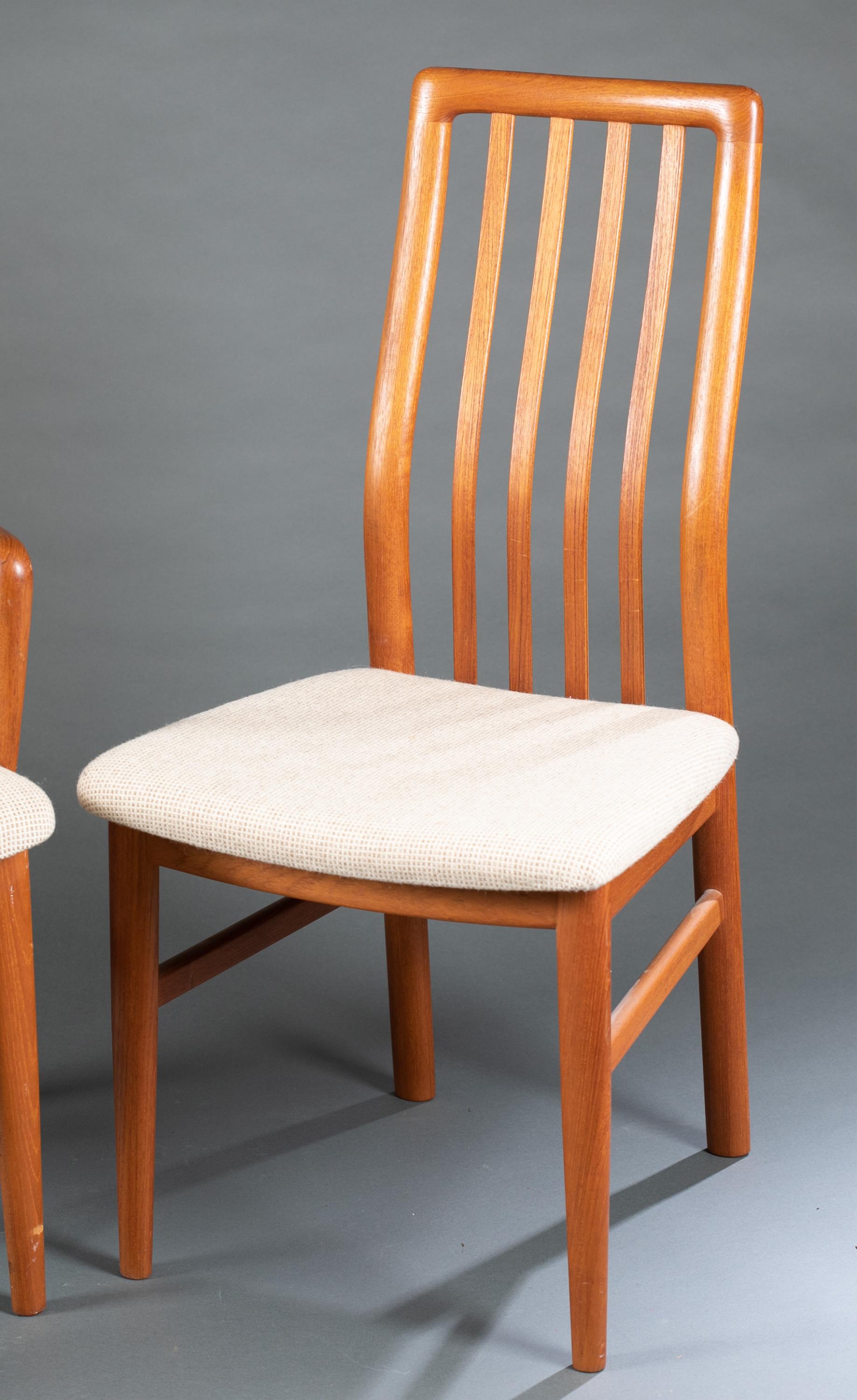 6 Kai Kristiansen, S. Anderson Mobelfabrik, chairs - Image 3 of 5