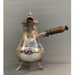 French Boin-Taburet silver footed chocolate pot.