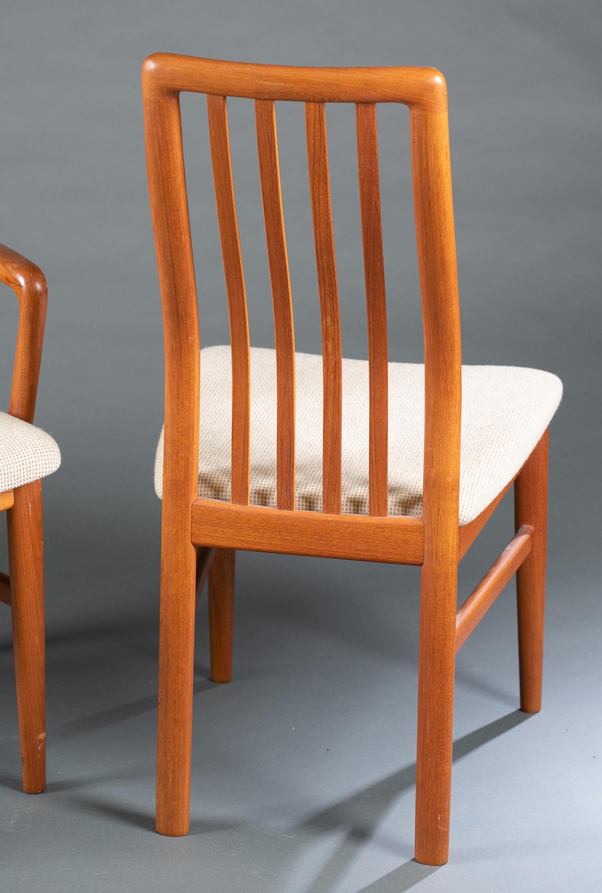 6 Kai Kristiansen, S. Anderson Mobelfabrik, chairs - Image 4 of 5