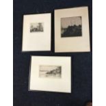 James McArdle, limited edition drypoint etching Kyles of Bute, signed & titled in pencil on