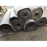 Six rolls of Pluvex No1 hessian based bitumen DPC felt - 37.5in. (6)