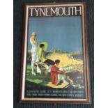 A reproduction poster advertising Tynemouth, after the original in The National Railway Museum,