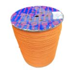 An unused drum of rope, the reel with 3100 metres of 5mm polyethylene cable. (15.25in x 19in)