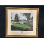 Graeme Baxter, a signed limited edition Ryder Cup print commemorating the 1993 Belfry tournament,