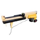 An electric log splitter, the 1500W ram on trolley stand. (48in)