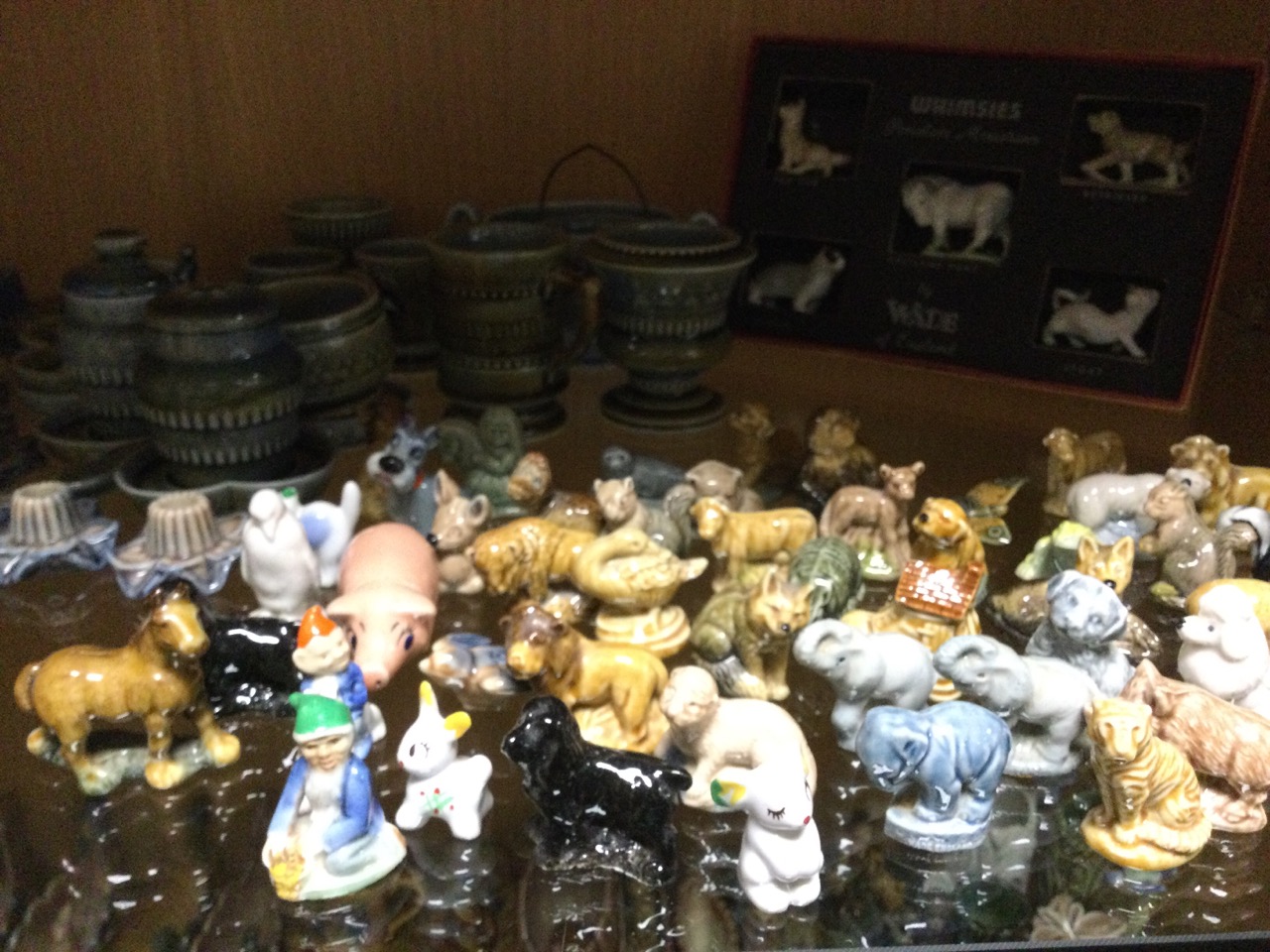 A large collection of Wade whimsies - animals, figures, Viking boats, tortoises, bowls, pots, - Image 3 of 3