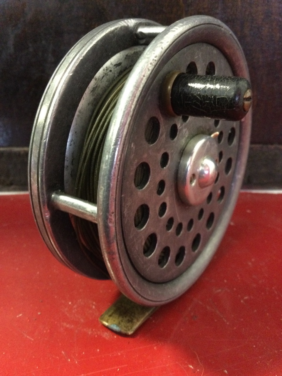 A Walker Bampton 3.25in trout fly reel with brass fitting. - Image 2 of 3