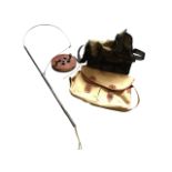 Miscellaneous fishing items including a Hardy tailer, a Shakespeare fishing bag, a Scarborough