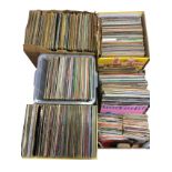 A collection of vinyl LPs - classical, country, pop, collections, some without sleeves - approx 480;