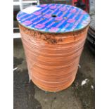 A drum of unused 5mm polyethylene rope - 3100 metres.