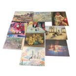 Miscellaneous classic coloured prints on card - Van Gogh, Klee, Picasso, Utrillo, etc. (10)