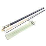 A tubed & sleeved Orvis 15ft HLS graphite three-piece salmon fly rod.