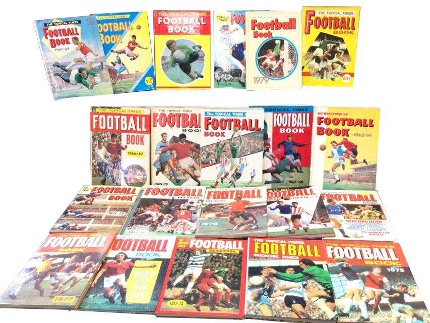 The Topical Times Football, a run of 21 albums from the 60s & 70s. (21)