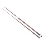 A Hardy fibreglass two-piece Tourney sea fishing rod.