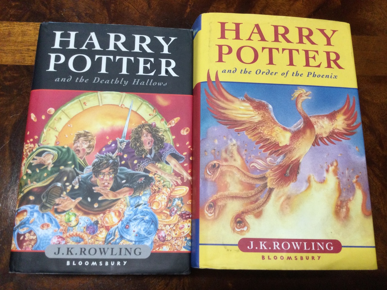 JK Rowling, Harry Potter and the Deathly Shadows published by Bloomsbury in 2007, first edition with