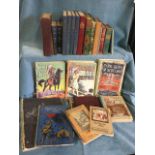 A box of books - childrens, biographies, Scottish, annuals, etc. (24)