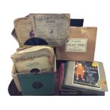 A collection of 78s - childrens, dance bands, Gilbert & Sullivan, classical, folk, Harry Lauder,