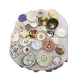 Miscellaneous bowls & plates including a square Doulton seriesware serving dish, a slipware bowl,