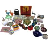 Miscellaneous glass including a collection of paperweights - Swarovski, Langham, Strathearn, Hawick,
