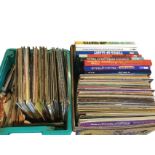A collection of vinyl LPs, mainly easy listening, classical, Jim Reeves, country, film music,