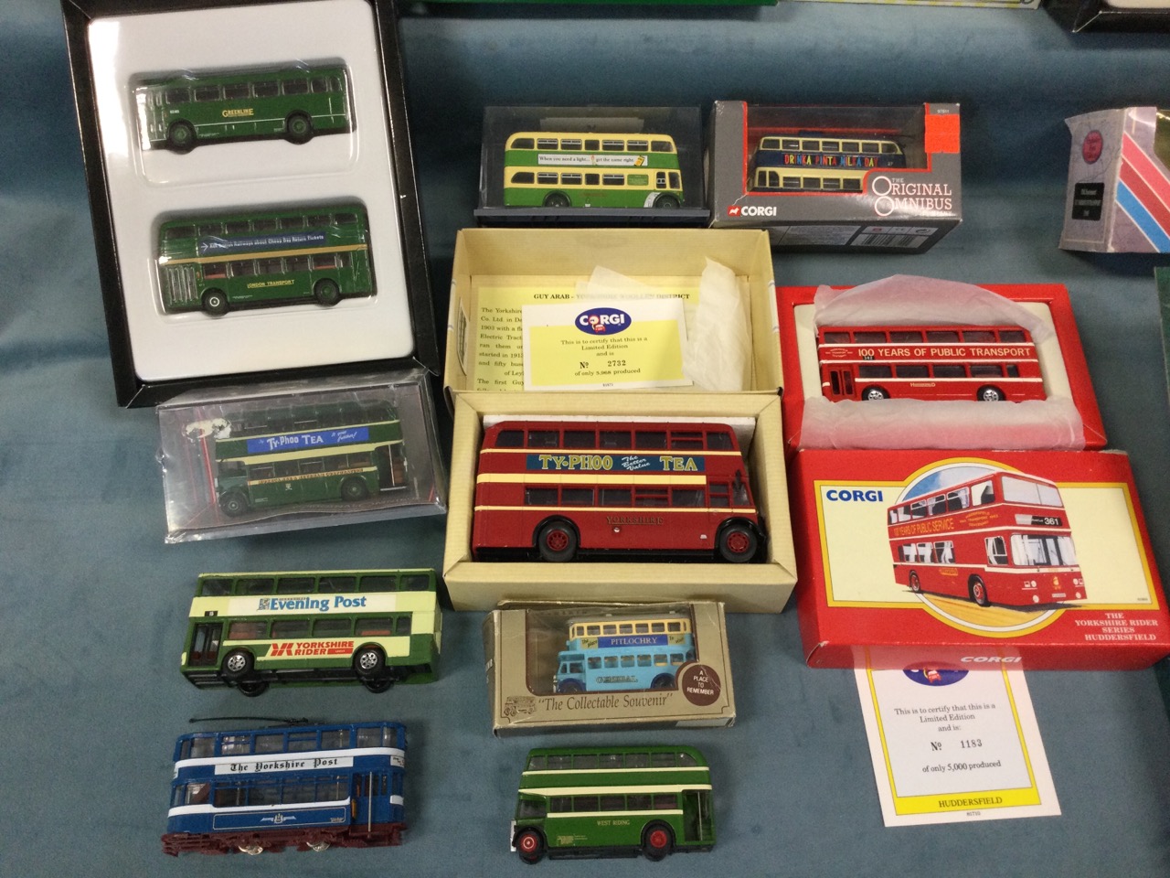 A collection of toy buses including Corgi, many boxed editions, Matchbox, London Transport, - Image 2 of 3