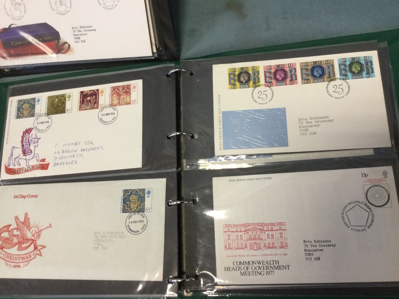 Three stamp albums of first day covers - approx 150 from the 70s & 80s. (3) - Image 3 of 3