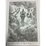 William Heath, print, cartoon published in 1828 rebuking Wellington, titled What Seemed a Head, etc,