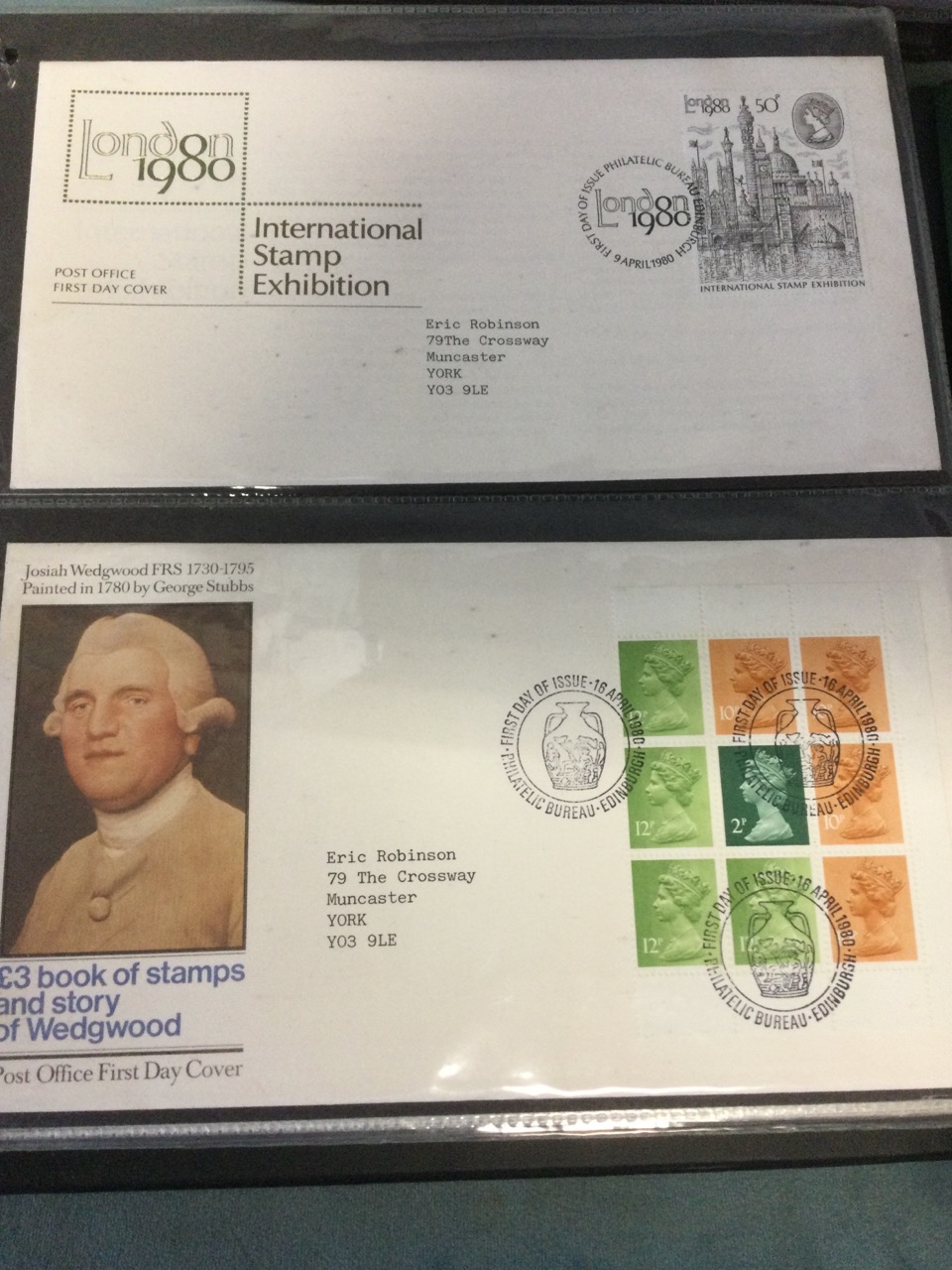 Three stamp albums of first day covers - approx 150 from the 70s & 80s. (3) - Image 2 of 3