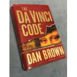 Dan Brown, The Da Vinci Code, hardback edition published in 2003, with infamous spelling mistake. (