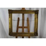 Early 19th century gilt and gesso frame