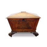 George IV mahogany wine cooler.