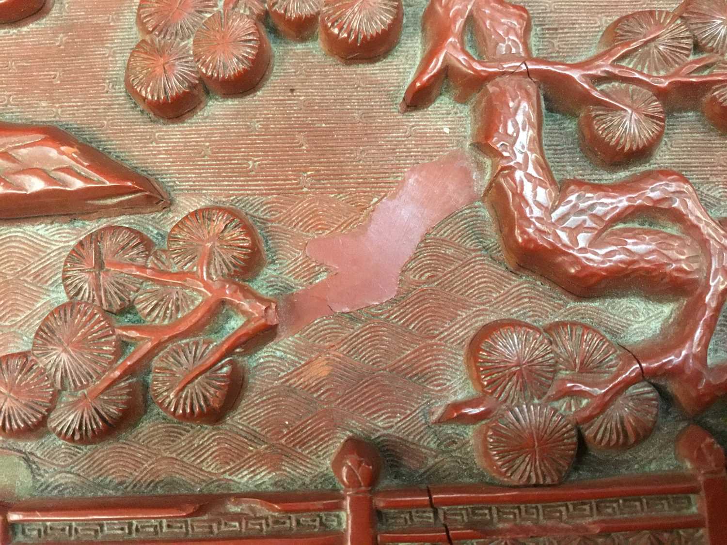 Chinese cinnabar lacquer box and cover - Bild 22 aus 38