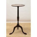 George III mahogany wine table