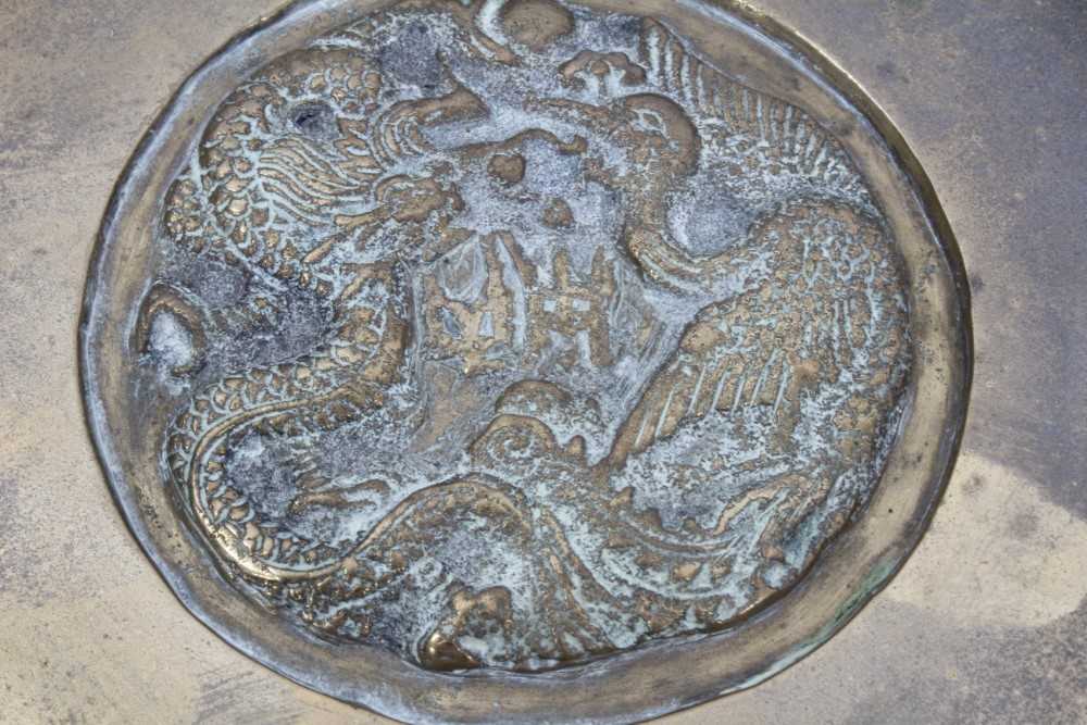 Chinese bronze censor on stand - Bild 7 aus 13