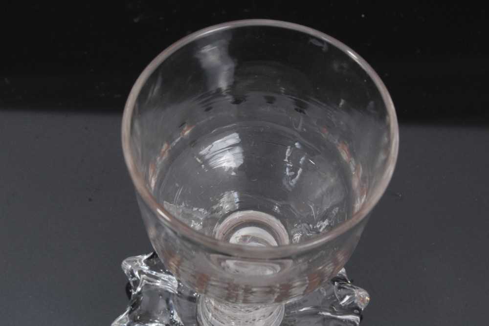 Georgian opaque twist firing glass, c.1760 - Image 4 of 5