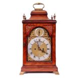Fine George III bracket clock by Paul Rimbault, London
