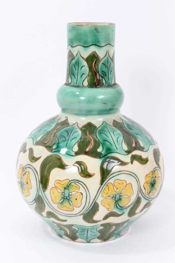 Near pair of Della Robbia vases - Image 2 of 13