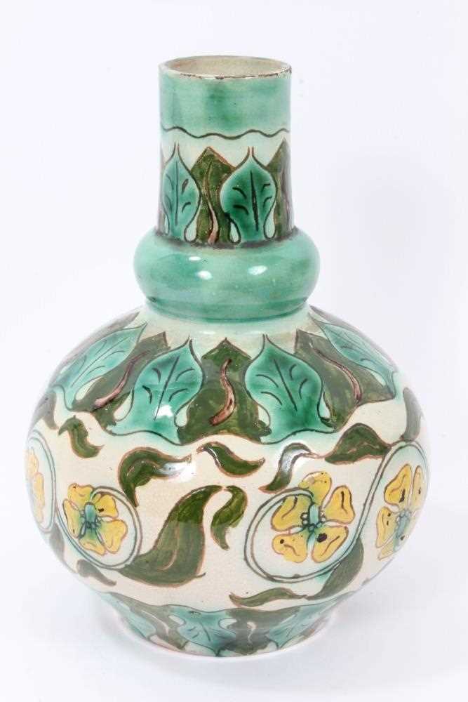 Near pair of Della Robbia vases - Image 3 of 13