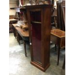Late Victorian Army and Navy stores oak gun cupboard