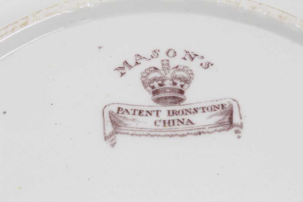 A good pair of Masons Ironstone plates - Image 6 of 6