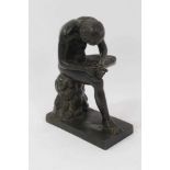 19th century Grand Tour bronze figure of Spinaro