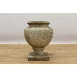 Heavy 19th century marble urn