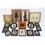 Good collection of silhouette miniatures