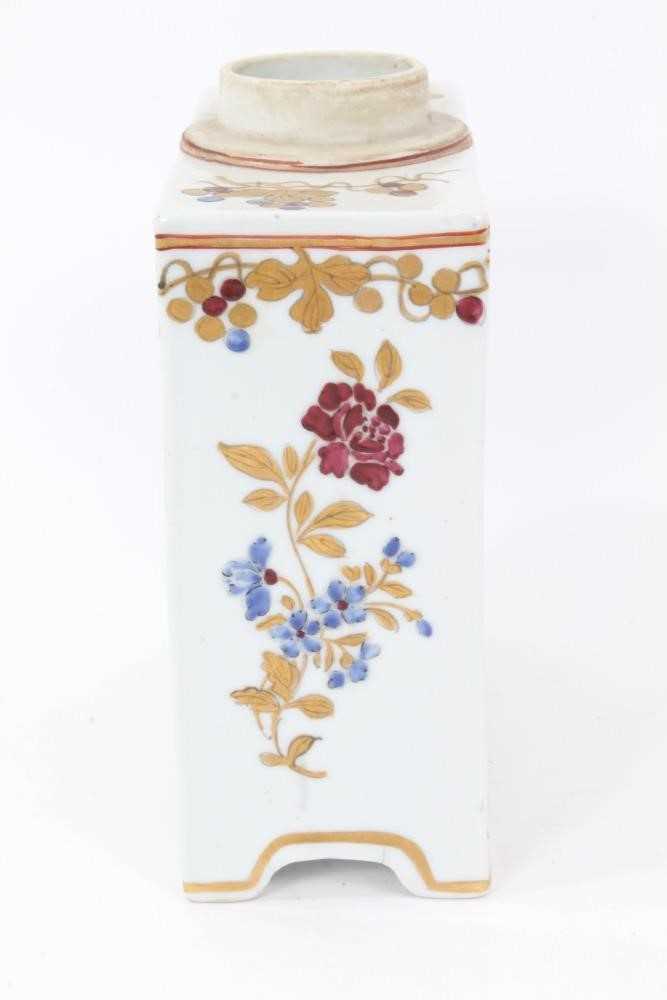 Large Samson Armorial Chinese-style porcelain tea caddy - Image 4 of 8