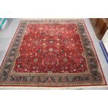 Large Iranian hand knotted rug