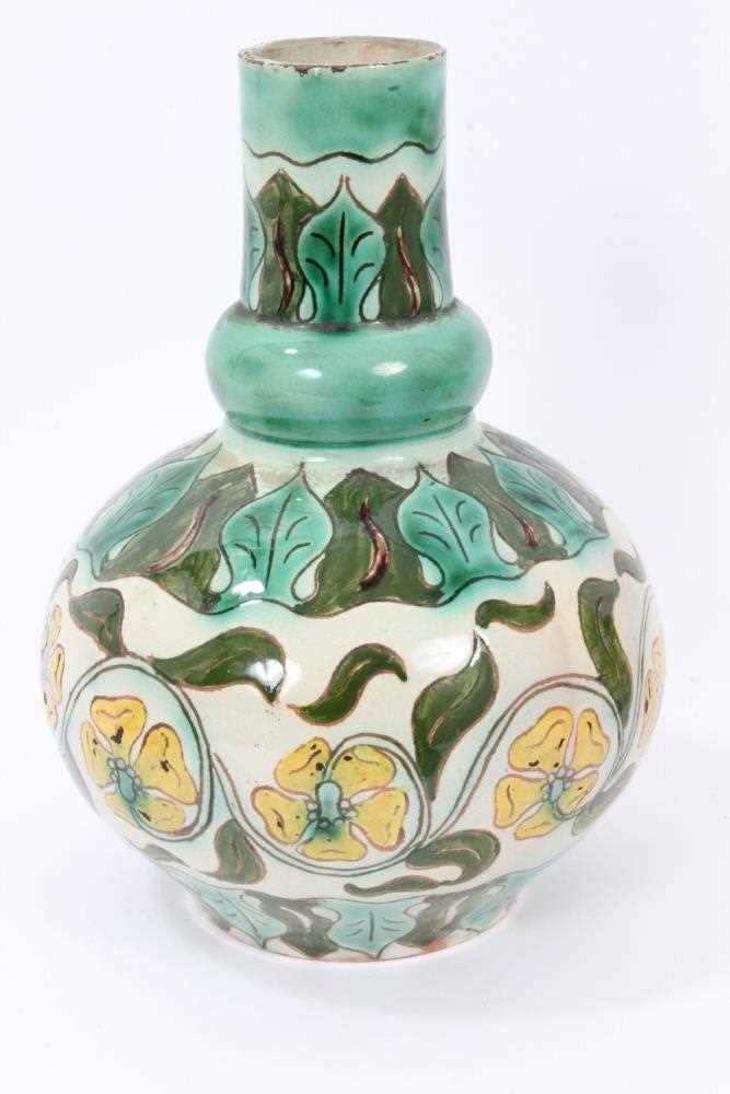 Near pair of Della Robbia vases - Image 4 of 13