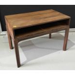 1960s rosewood (Indian rosewood) bedside table by Aksel Kjersgaard, model no 383, with alcove on cha