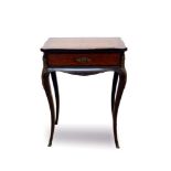 Good quality 19th French parquetry and ormolu mounted dressing table